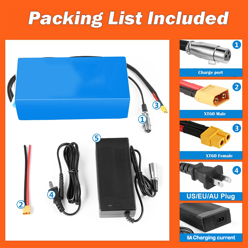 60V 30Ah Electric Scooter Battery - Batterie de vélo électrique 48V 52V