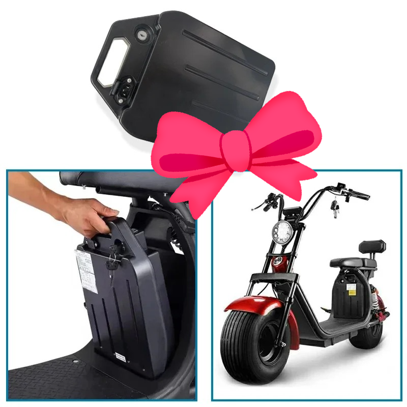 60V 30Ah Electric Scooter Battery - Pack de batteries Li-ion 2000W pour