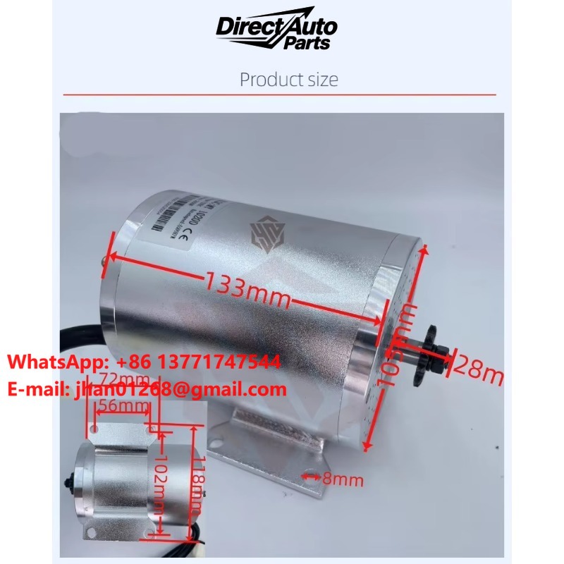 Electric Motorcycle Conversion Kit 72V - Kit de conversion de moteur sans