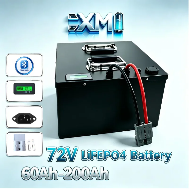 72V 60Ah Lifepo4 Battery Pack - Batterie au phosphate de fer et