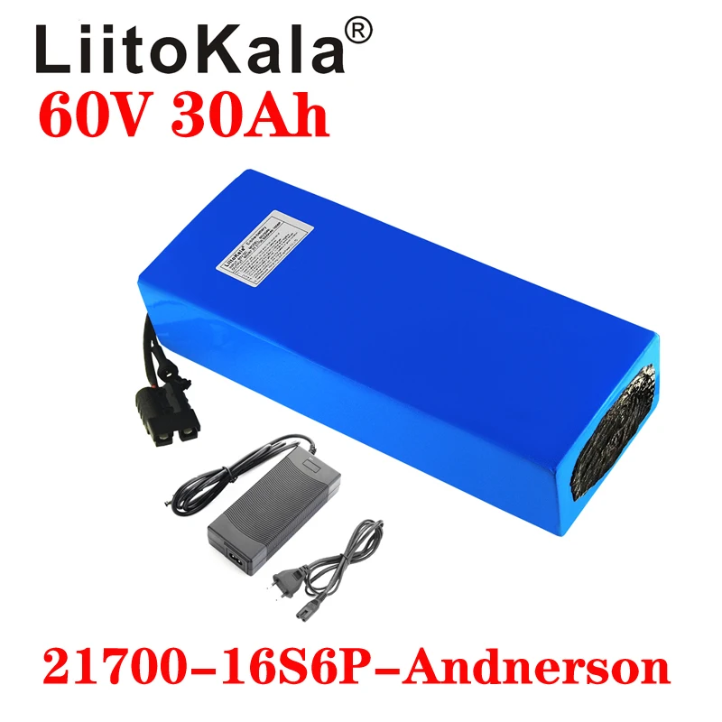 60V 30Ah Electric Scooter Battery - VEITOKALA-Batterie Lithium pour Vélo Électrique, BatBR