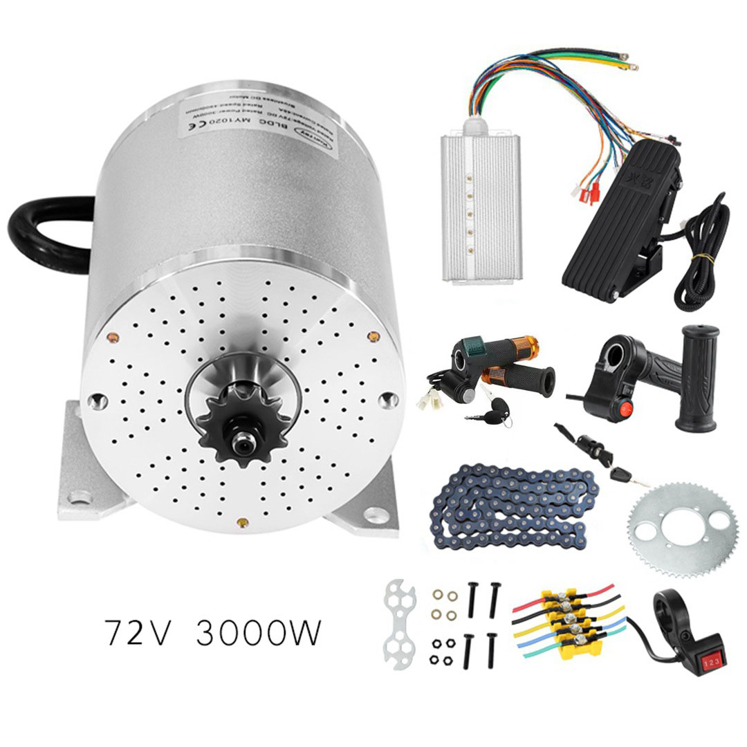 Electric Motorcycle Conversion Kit 72V - Kit de moteur de Kart de
