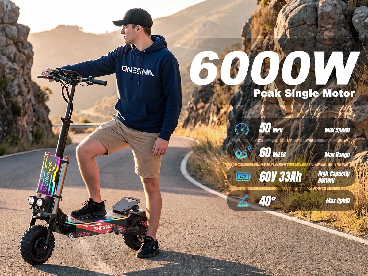 Trottinette électrique pour ad - 60V 5600W Dual Motor Electric Scooter avis et prix