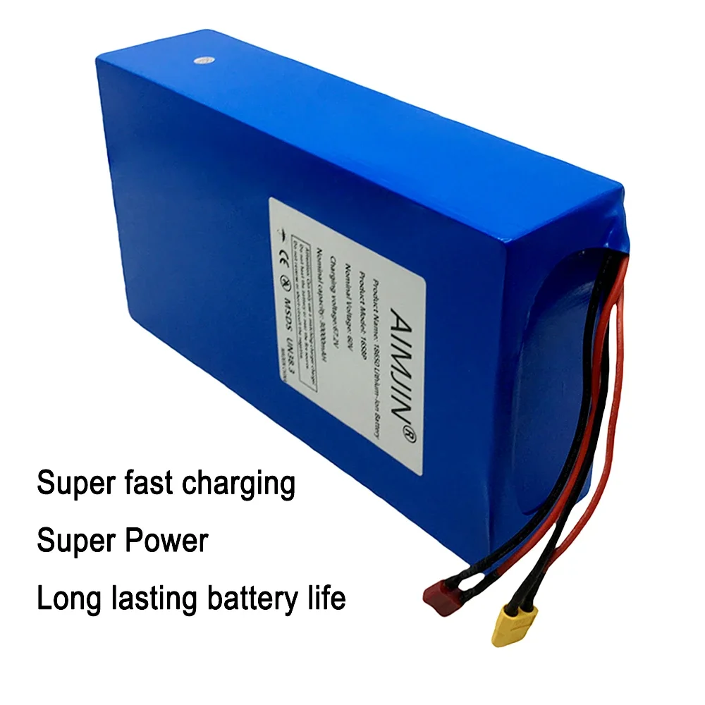 Batterie au lithium 16S8p 1000 - 60V 30Ah Electric Scooter Battery avis et prix