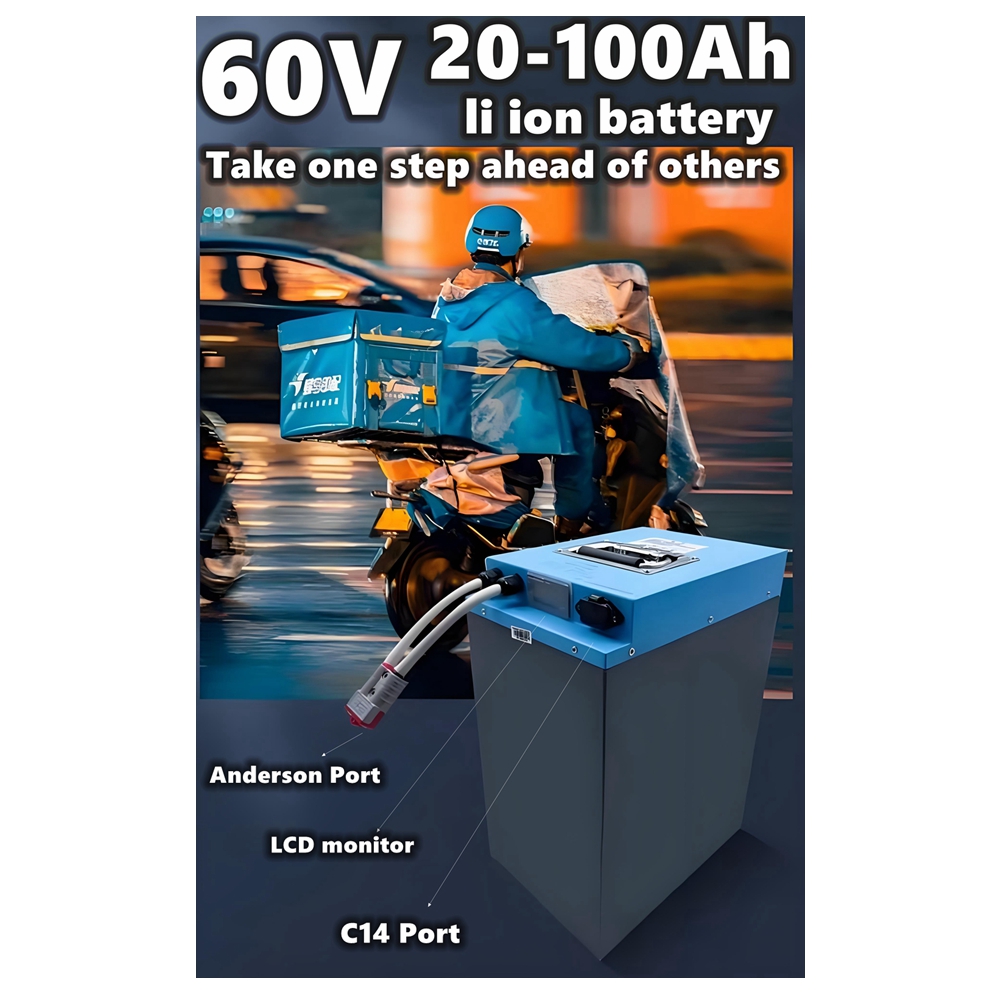 HS 60V Scooter li ion batterie - 60V 30Ah Electric Scooter Battery avis et prix