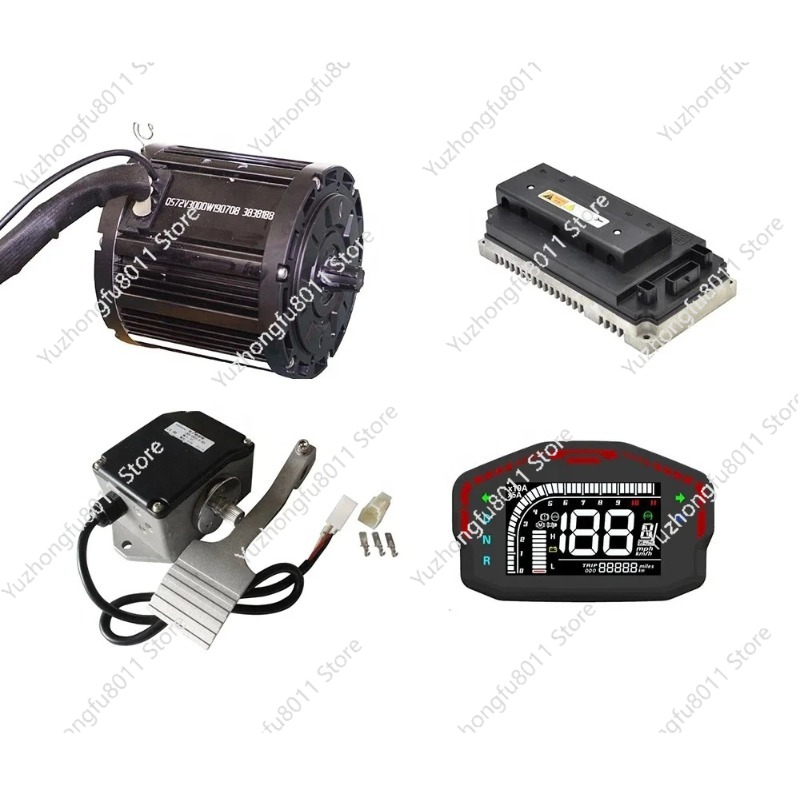 Kits de Train de puissance de  - Mid Drive Motor Kit 72V 3000W avis et prix