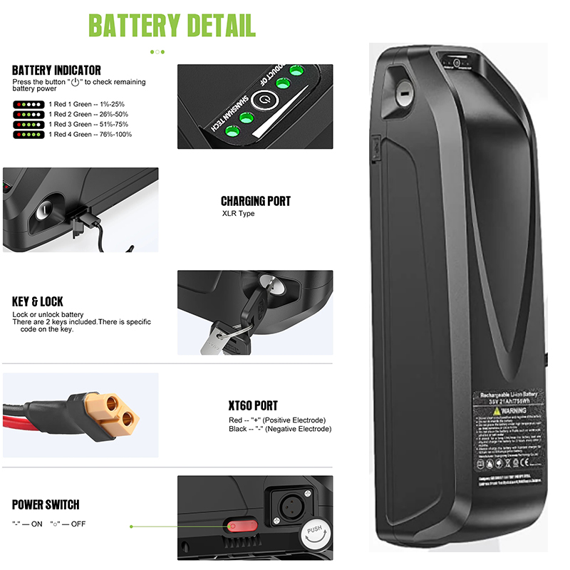Batterie de vélo électrique 48 - 60V 30Ah Electric Scooter Battery avis et prix