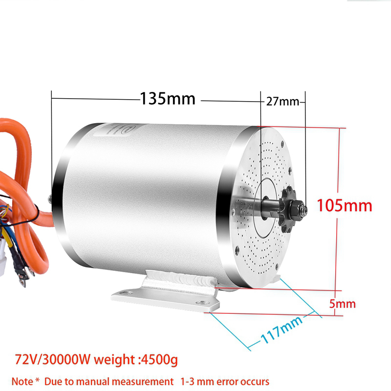Kit de conversion de moteur 30 - Electric Motorcycle Conversion Kit 72V avis et prix