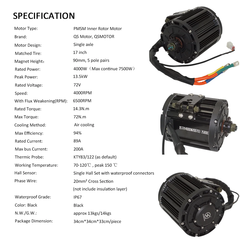Kit de moteur d'entraînement c - Electric Motorcycle Conversion Kit 72V avis et prix