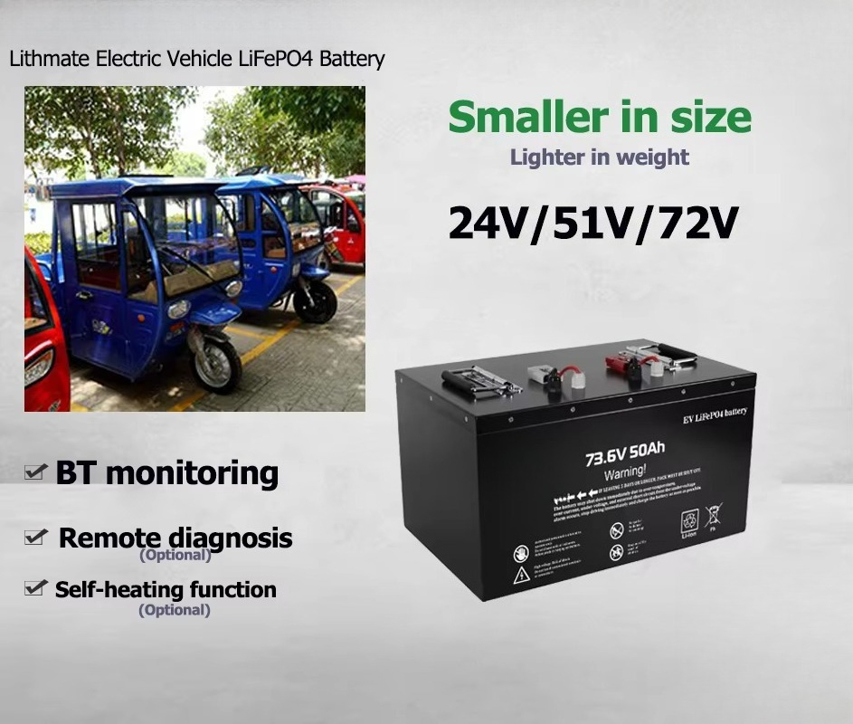 Pack de batteries au lithium 4 - 72V 60Ah Lifepo4 Battery Pack avis et prix