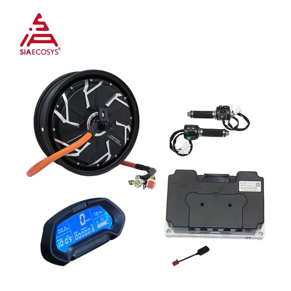 Moteur QS 12x3.5 pouces 5000W  - Electric Motorcycle Conversion Kit 72V avis et prix