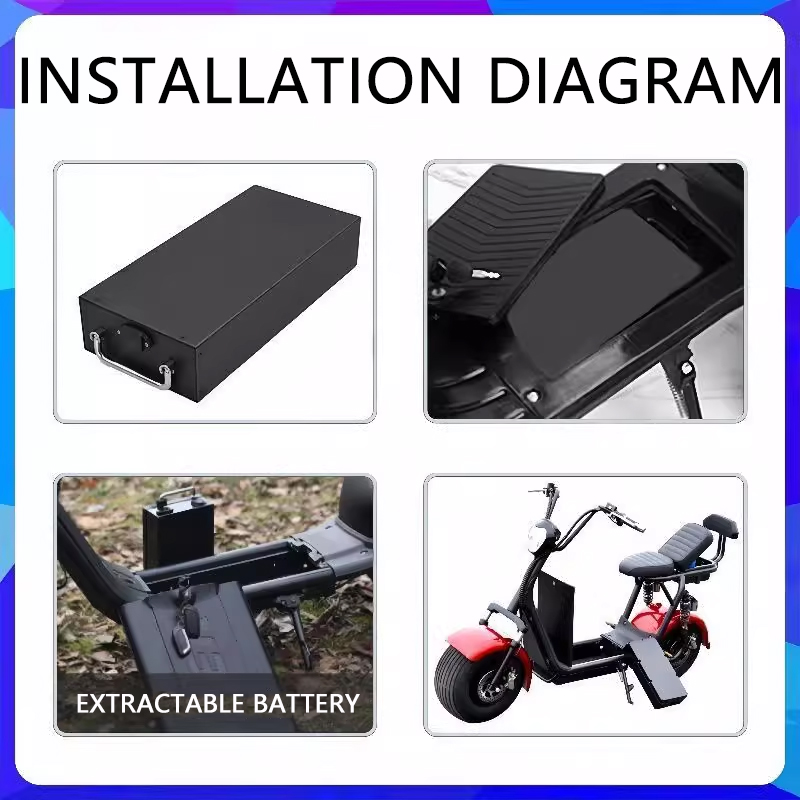 Batterie au lithium 60V 20AH - - 60V 30Ah Electric Scooter Battery avis et prix
